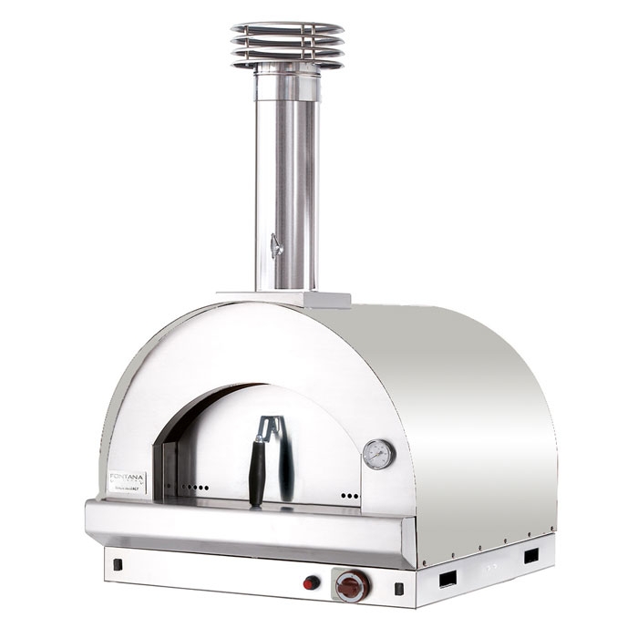 Fontana Margherita Stainless Steel Build In Gas-Fired Pizza Oven Fontana Margherita Stainless Steel Build In Gas-Fired Pizza Oven