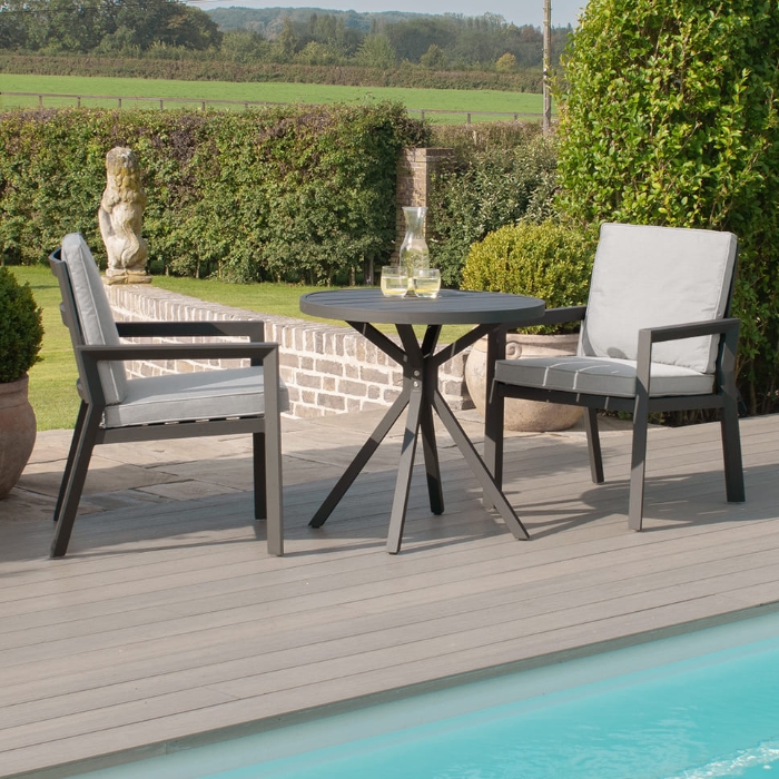 Maze New York 3 Piece Bistro Set Maze New York 3 Piece Bistro Set
