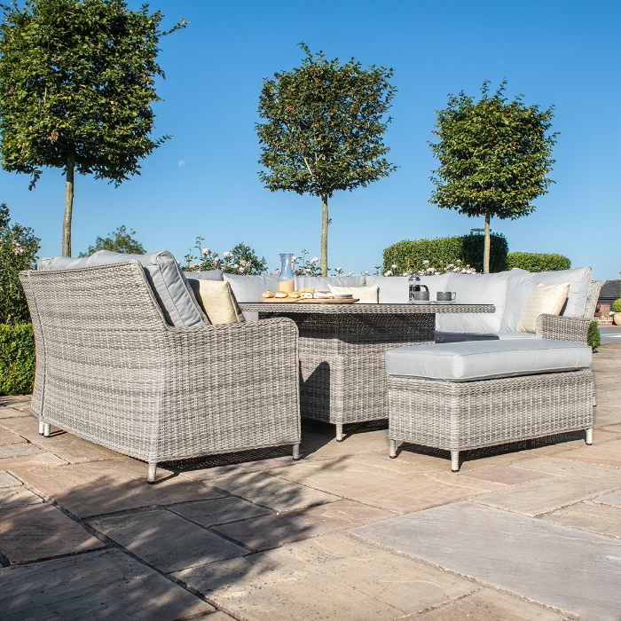 Maze Oxford Royal U-Shaped Sofa Set with Rising Table Maze Oxford Royal U-Shaped Sofa Set with Rising Table