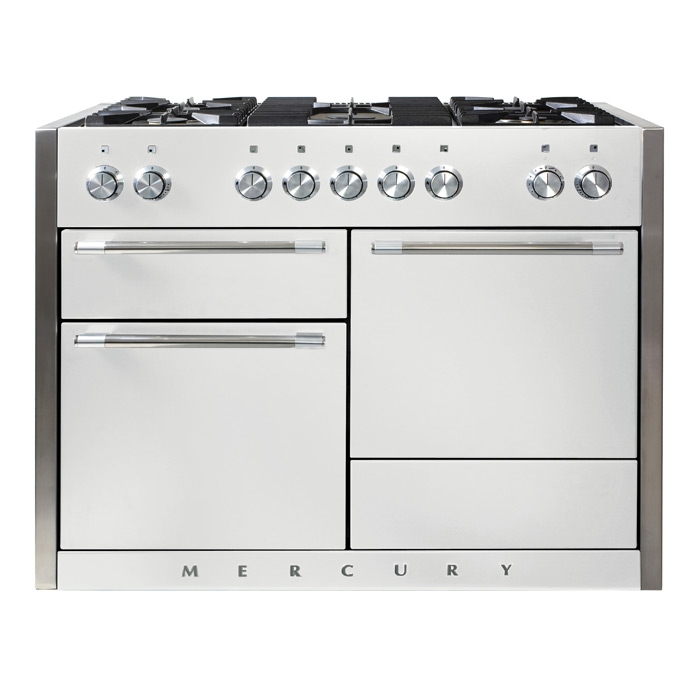 AGA Mercury 1200 Snowdrop Dual Fuel Range Cooker