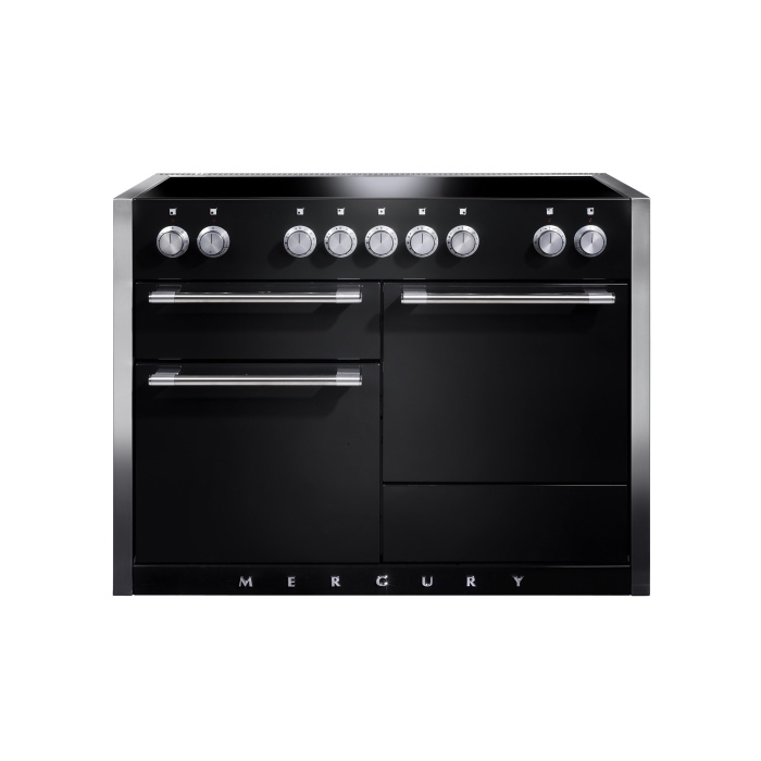 AGA Mercury 1200 Liquorice Induction Electric Range Cooker AGA Mercury 1200 Liquorice Induction Electric Range Cooker