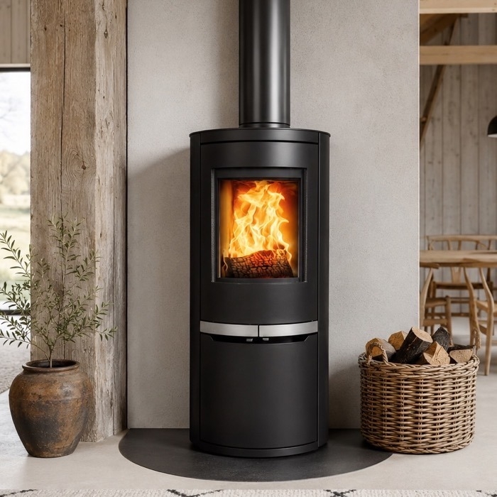 Mi-Fires Ovale Tall Log Burner