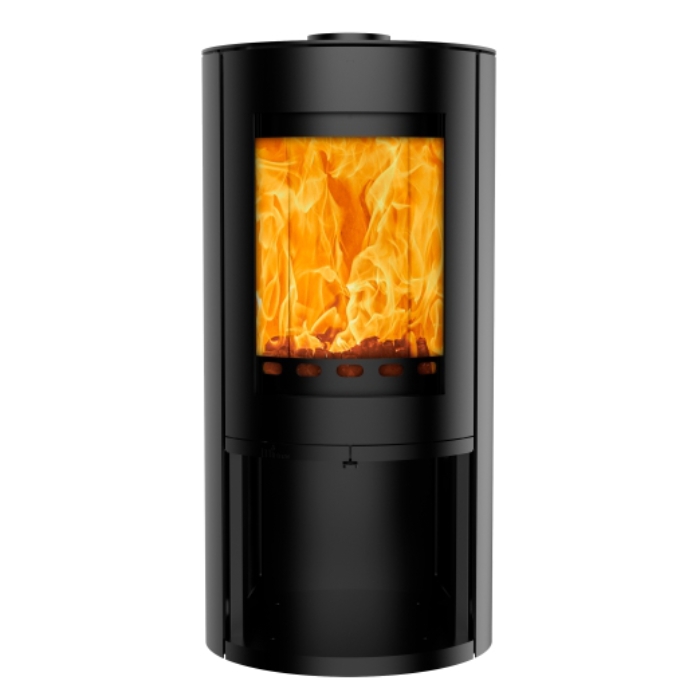 Mi-Fires Rondo With Logstore Wood Burning Eco Stove Mi-Fires Rondo With Logstore Wood Burning Eco Stove