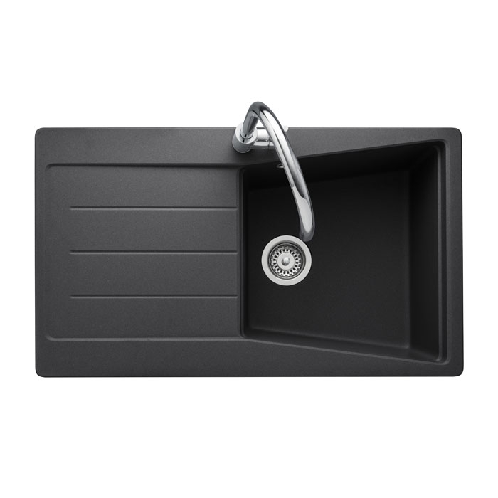 Mica MIC860AS Black Igneous Granite Sink Mica MIC860AS Black Igneous Granite Sink