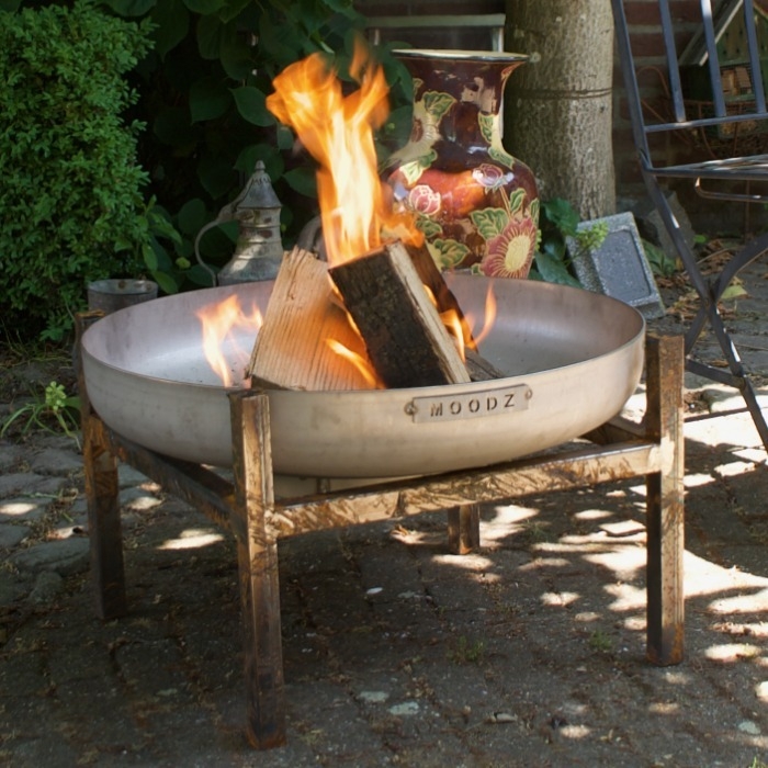 Moodz 80cm Square Feet, Carbon Steel - Stand Only