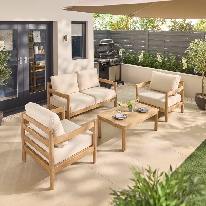 Nestune 4 Seater Outdoor Lounge Set