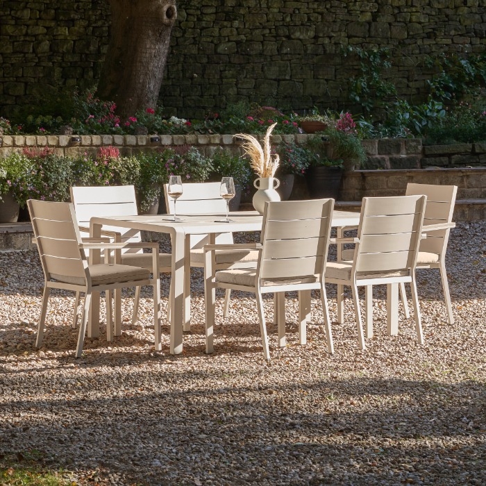 Pacific Lifestyle Aruba 6 Seater Dining Set Pacific Lifestyle Aruba 6 Seater Dining Set