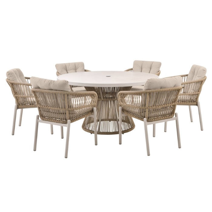Pacific Lifestyle Martic 6 Seater Dining Set Pacific Lifestyle Martic 6 Seater Dining Set