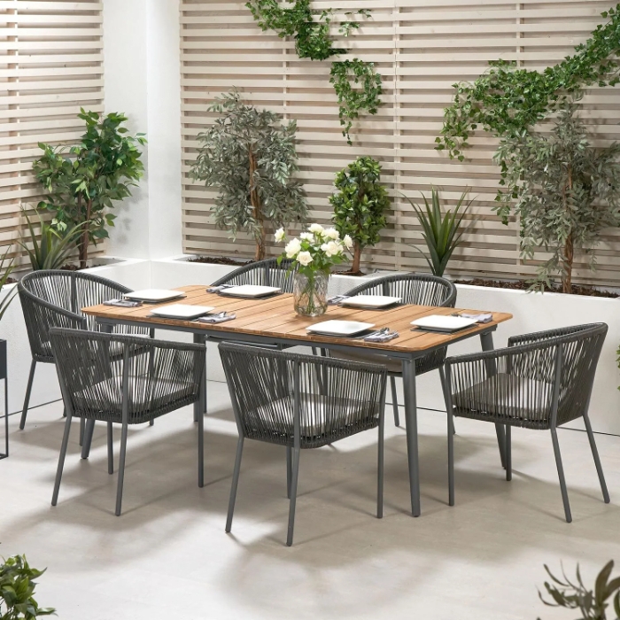 Pacific Lifestyle Reims 6 Seater Dining Set Pacific Lifestyle Reims 6 Seater Dining Set