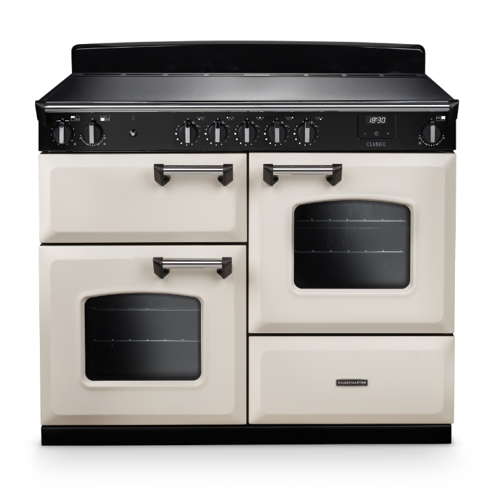 Rangemaster Classic 110cm Induction Range Cooker, Pale Cream Rangemaster Classic 110cm Induction Range Cooker, Pale Cream