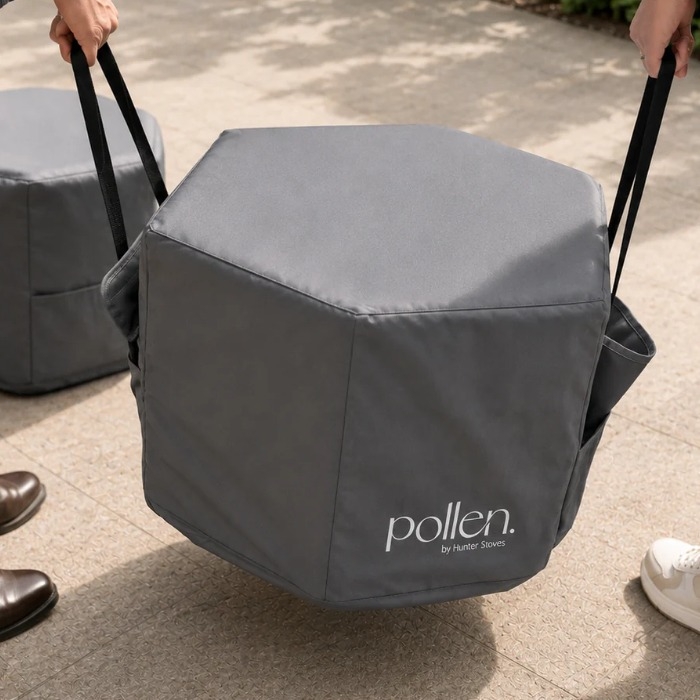 Pollen Hex Large Smokeless Fire Pit Cover