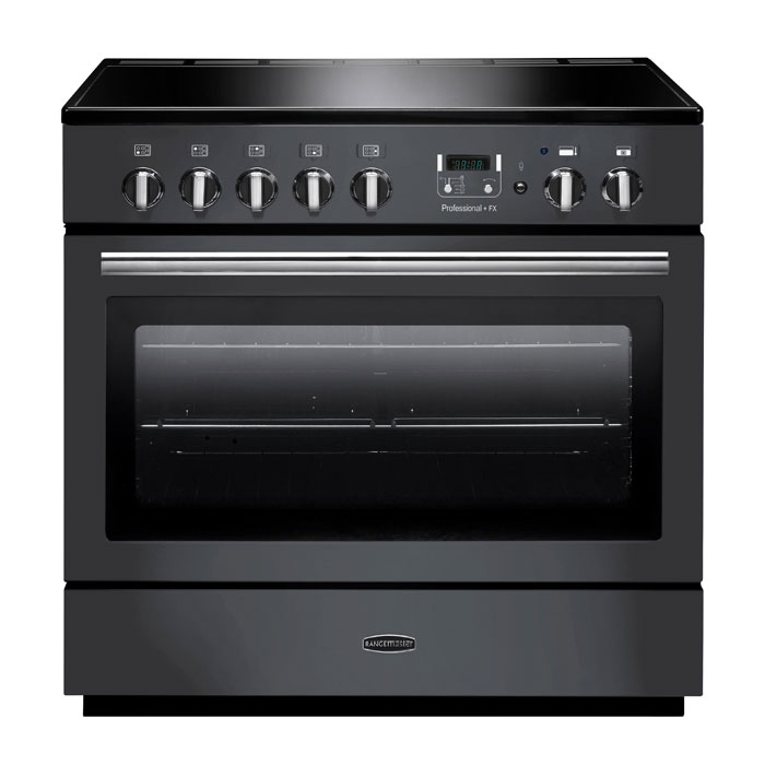 Rangemaster Professional Plus FX 90cm Induction Range Cooker, Slate Rangemaster Professional Plus FX 90cm Induction Range Cooker, Slate
