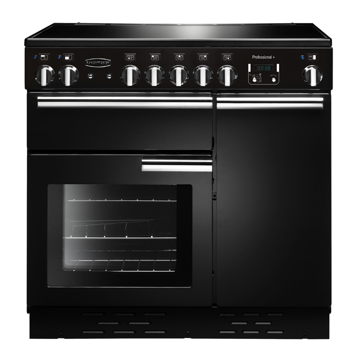Rangemaster Professional Plus 90cm Ceramic Range Cooker, Black
