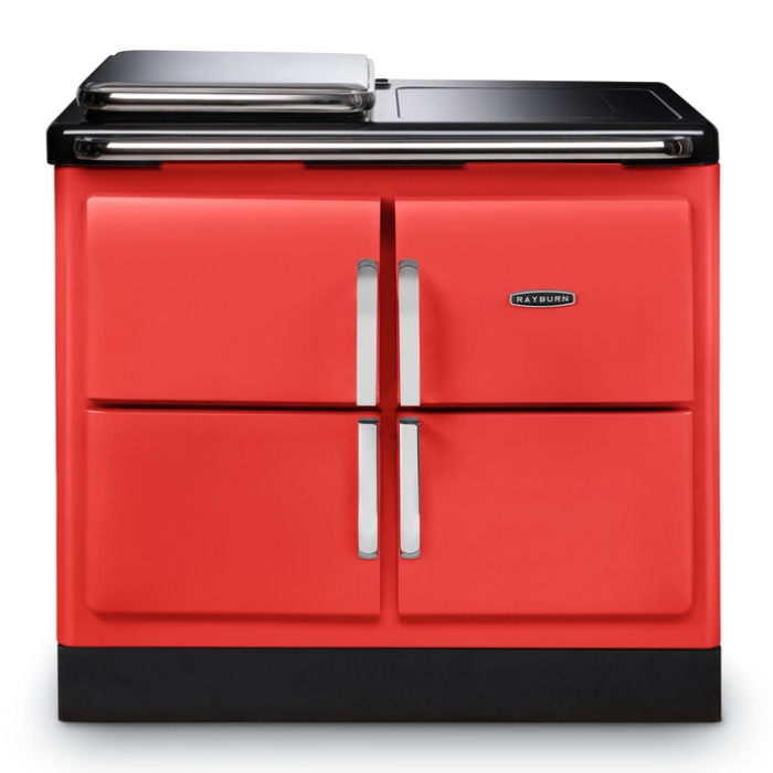 Rayburn Ranger 100-3i Electric Range Cooker, Tomato Rayburn Ranger 100-3i Electric Range Cooker, Tomato