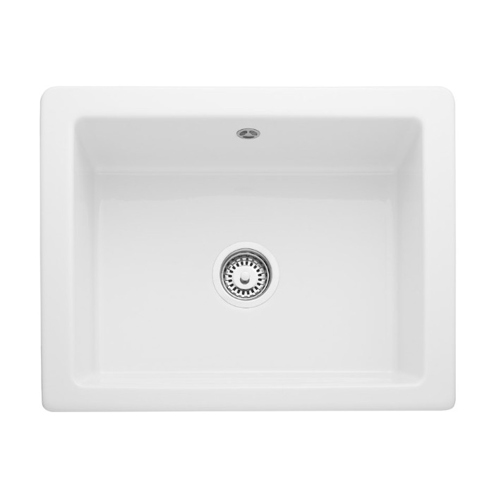 Rangemaster Hartland CHA622WH Single Bowl Ceramic Sink