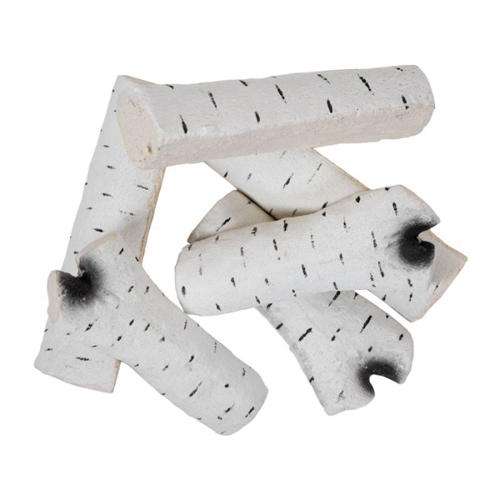 Scandiflames Ceramic Birchwood Logs