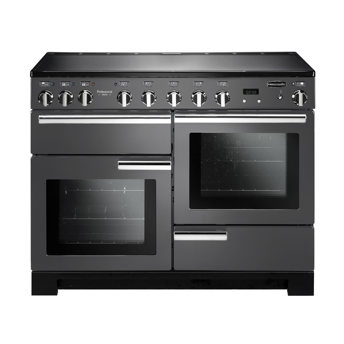 Rangemaster Professional Deluxe 110cm Induction Range Cooker, Slate Rangemaster Professional Deluxe 110cm Induction Range Cooker, Slate