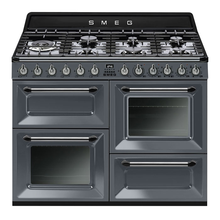 Smeg Victoria TR4110GR 110cm Cooker, Grey Smeg Victoria TR4110GR 110cm Cooker, Grey
