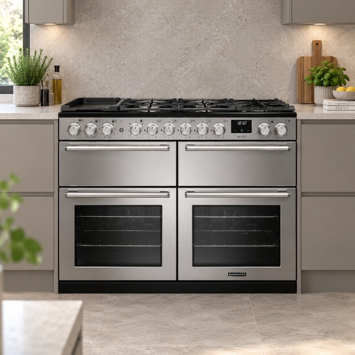 Rangemaster Nexus 110cm NEXB110DF/CM1 Induction Range Cooker, Stainless Steel