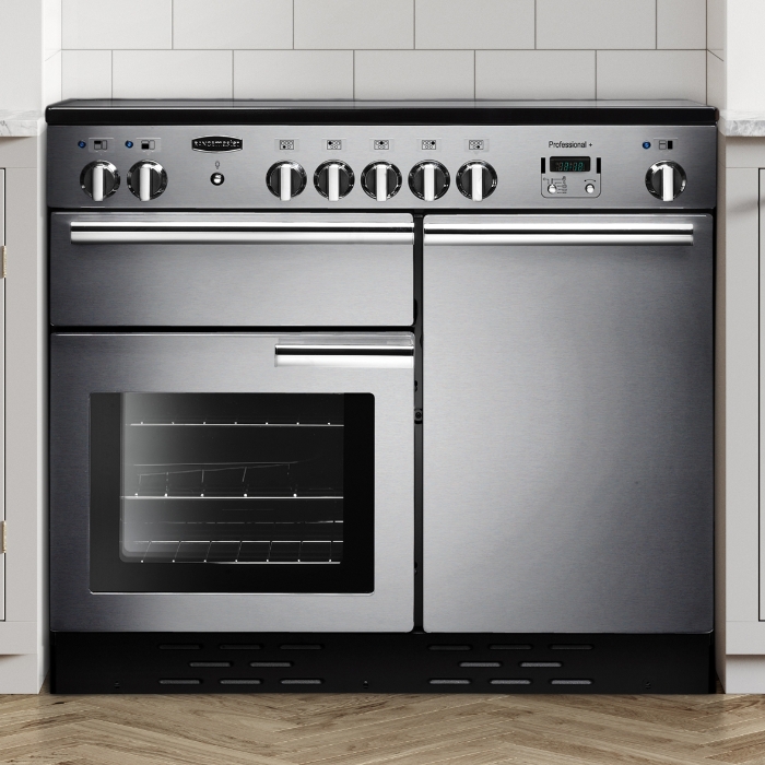 Rangemaster Professional Plus 100cm Induction Range Cooker, Stainless Steel Rangemaster Professional Plus 100cm Induction Range Cooker, Stainless Steel