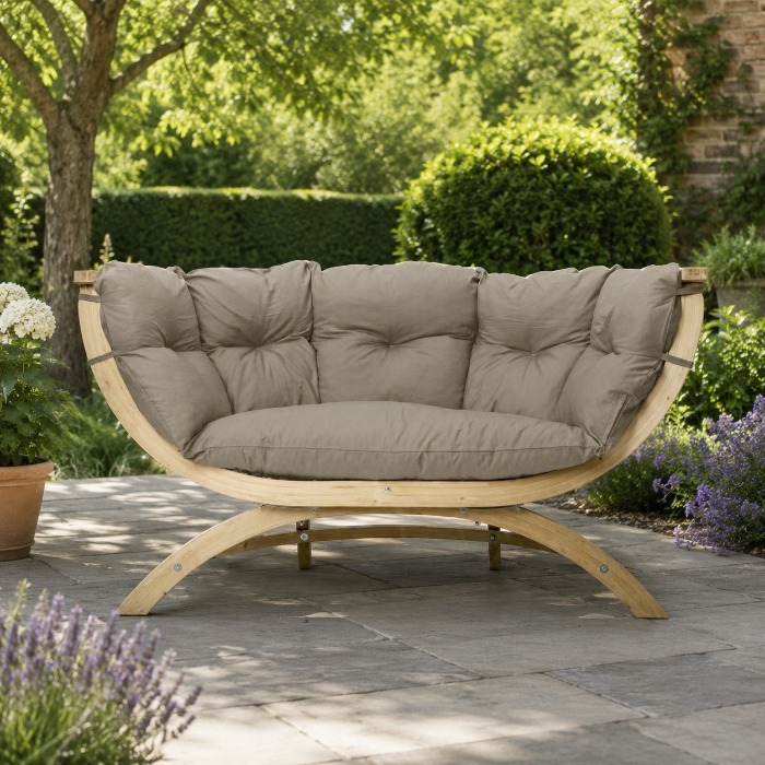 Amazonas Siena Due Lounge Sofa, Taupe
