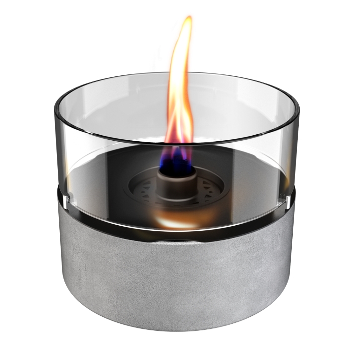 Tenderflame Cafe 18 Tabletop Candle, Concrete Tenderflame Cafe 18 Tabletop Candle, Concrete