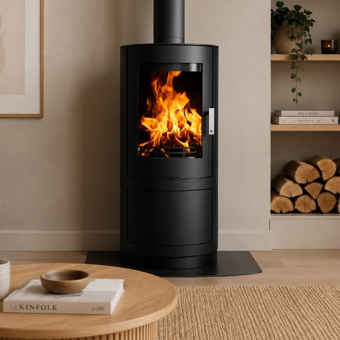Woolly Mammoth 5C Cylindrical Wood Burning Stove