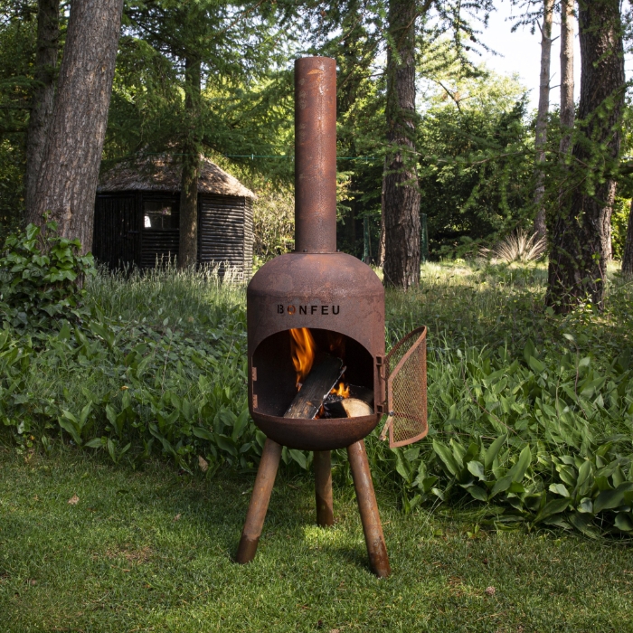 Bonfeu BonSolo Outdoor Fireplace | Stoves Are Us