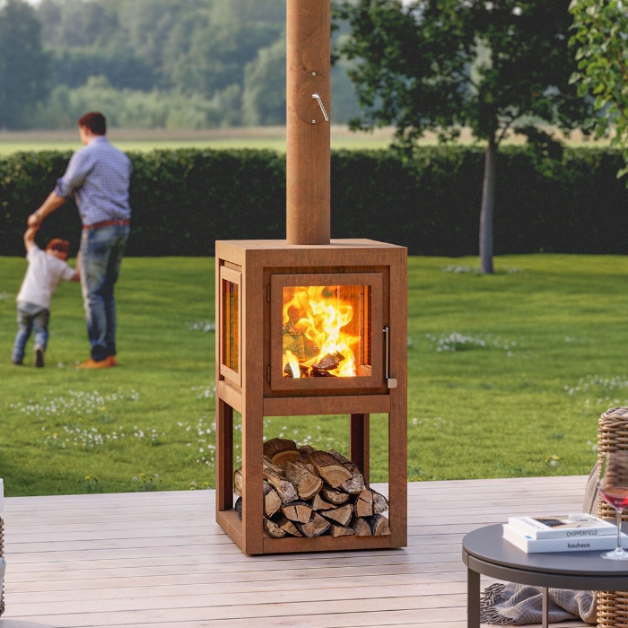 Henley Thor D12 Outdoor Wood Burning Stove | Stoves Are Us