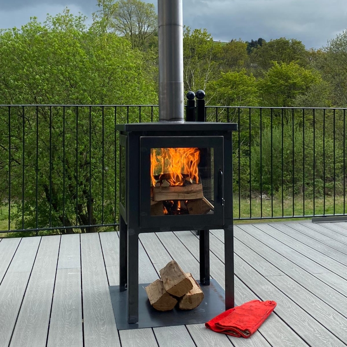 Pevex 900 Wood Burning Garden Stove | Stoves Are Us