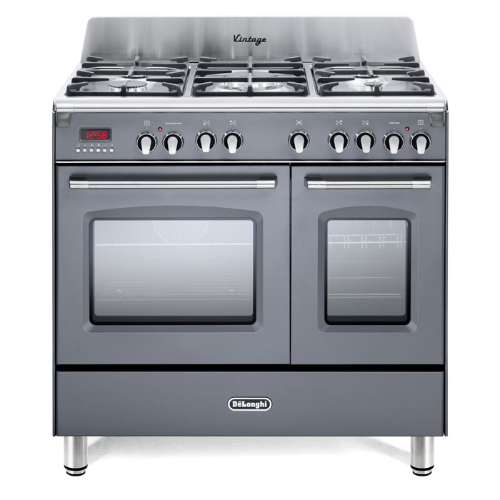 delonghi 90cm range cooker