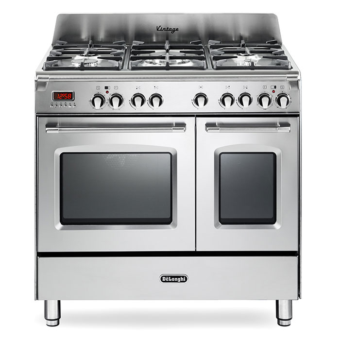 delonghi 90cm range cooker