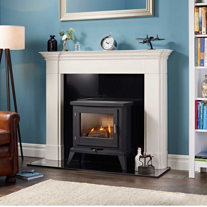Ekofires 6030 Flueless Gas Stove - Black | Stoves Are Us