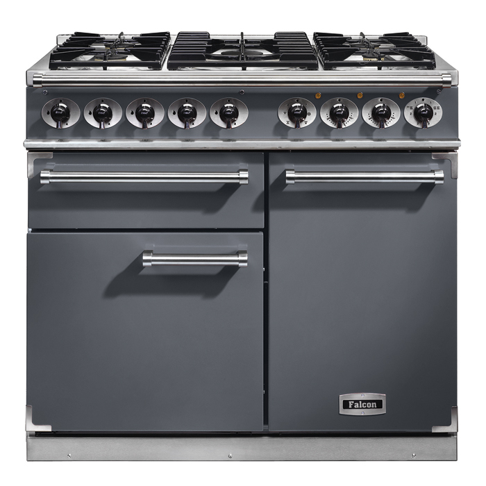Falcon 1000 Deluxe Dual Fuel Range Cooker - Slate