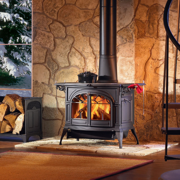Vermont Castings Defiant Two-in-One Woodburning Stove | Stoves Are Us