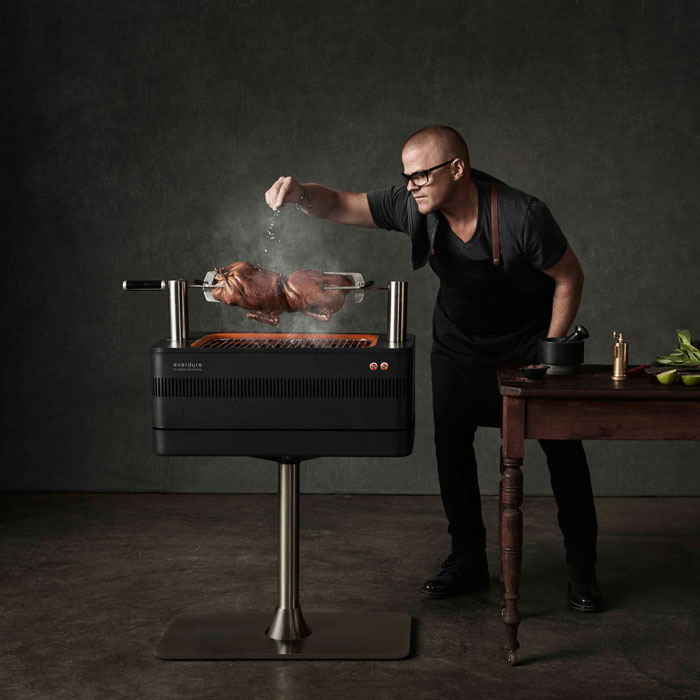 Everdure by Heston Blumenthal - Fusion Electric Ignition Charcoal Barbecue