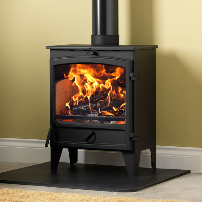 Go Eco 5kW Wide HiLine Eco Design Multi-Fuel / Wood Burning Stove | Stoves  Are Us