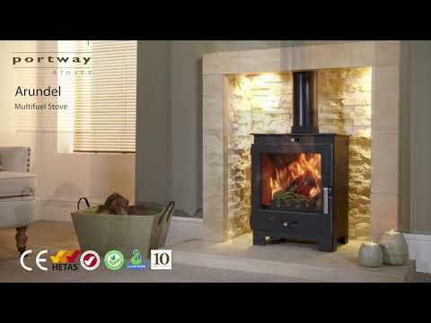 Portway Arundel 4.9kW Multi-Fuel / Wood Burning Stove | Stoves Are Us