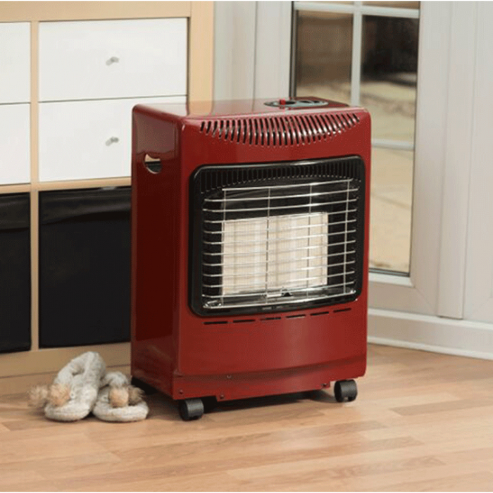 Lifestyle Mini Heatforce Portable Indoor Gas Heater, Red | Stoves Are Us