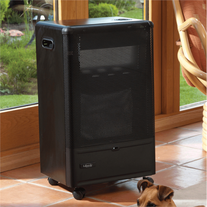 Lifestyle Black Catalytic Portable Indoor Gas Heater | Stoves Are Us