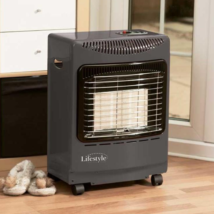 Lifestyle Black Catalytic Portable Indoor Gas Heater | Stoves Are Us