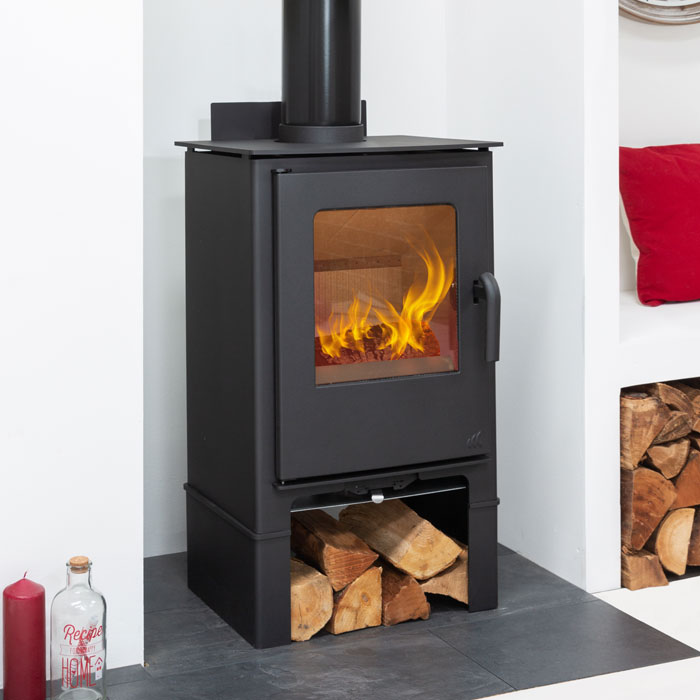 Mendip Loxton 8 Logstore SE Multifuel / Woodburning Stove | Stoves Are Us
