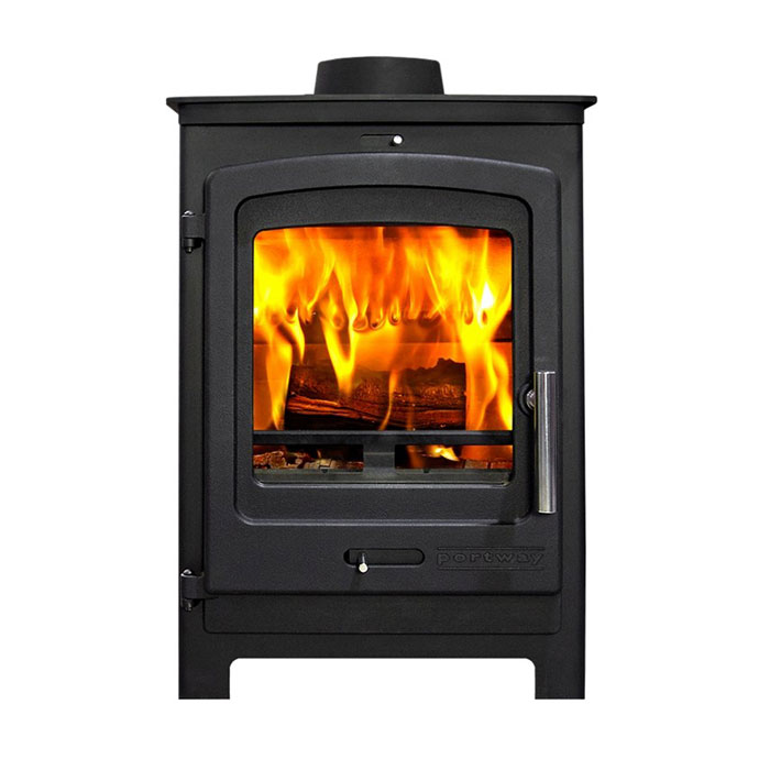 Portway P1 Contemporary Multi-Fuel Stove | Stoves Are Us