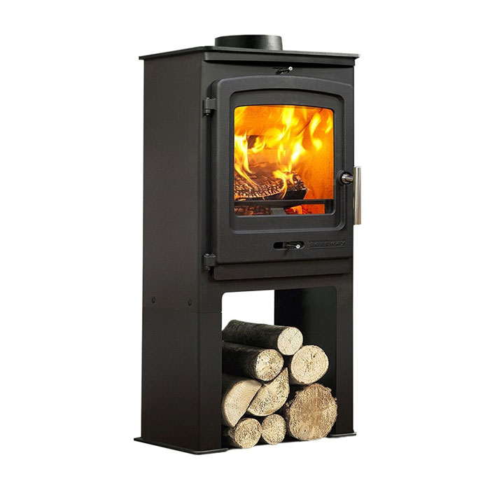 Portway P1 Contemporary Multi-Fuel Stove | Stoves Are Us
