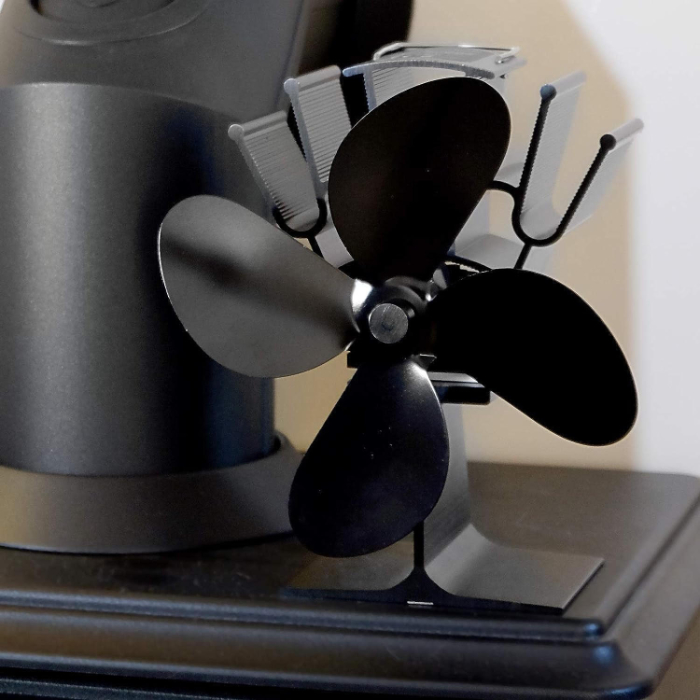 Heat Powered 4 Blade Wood Stove Fan | Stoves Are Us