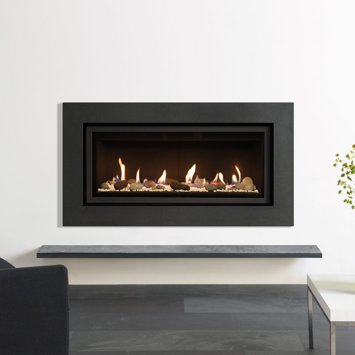 Gazco Studio 2 Glass Fronted Conventional Flue Gas Fire