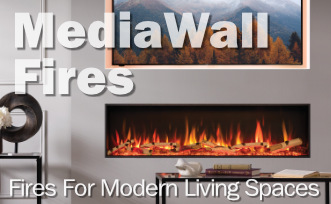 Media Wall Electric fires