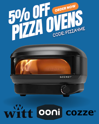 5% Off Selected Pizza Ovens, use code: PIZZA4ME