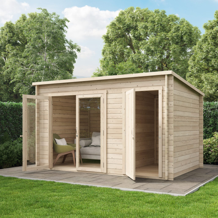 Darton Pent Log Cabin Garden Room