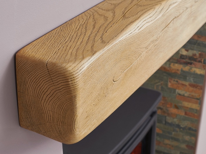 SOLID OAK BEAM Fireplace Mantel Mantle Shelf Lintel Mantelpiece